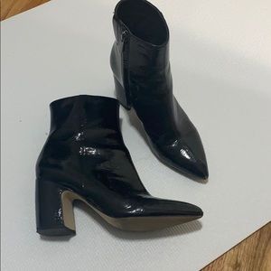 Sam Edelman patent leather ankle boots